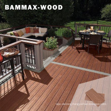 Waterproof 3D Deep Embossing Wood Grain Texture WPC Composite Wood Decking